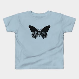 Floral Butterfly Kids T-Shirt